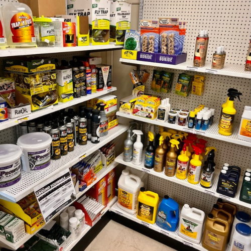 Farm and ranch supplies inside of McArthurs store