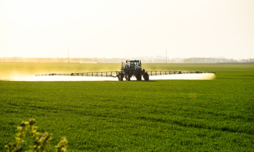 Fertilizer spraying