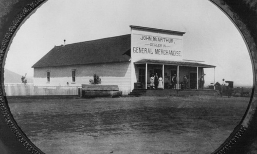 McArthur Farm Supply old store front photo