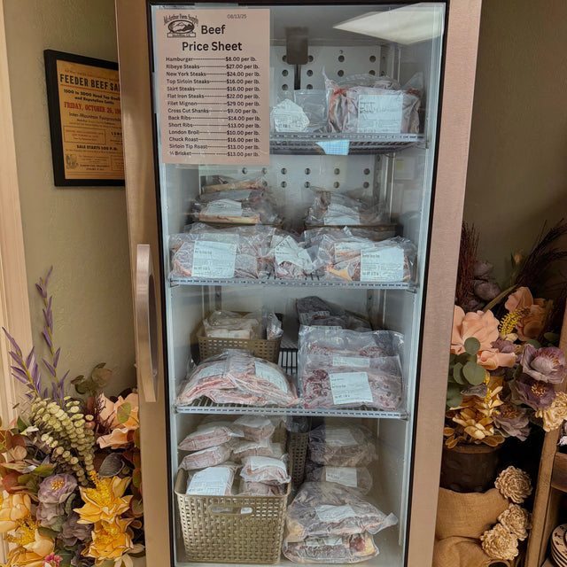 Meat in fridge