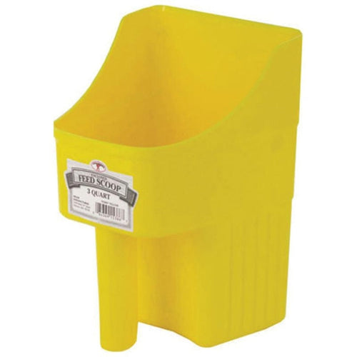 Little Giant 3 Quart Enclosed Feed Scoop (YELLOW)