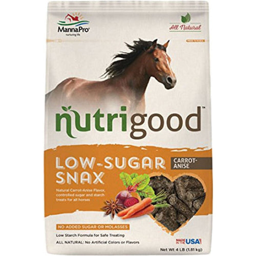 MANNA PRO NUTRIGOOD LOW SUGAR SNAX (Carrot Anise, 4 lbs)